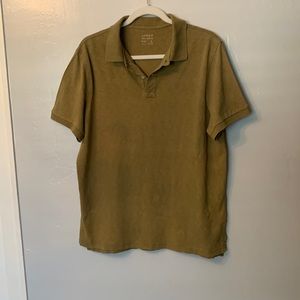 Men’s olive green J.Crew button down shirt